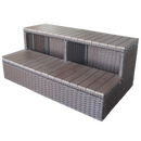 Wicker Spa Steps 86" Spas (kf-10077) Great Lakes Hot Tubs