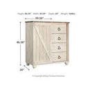 Willowton Dressing Chest (B267-48) Ashley Furniture