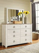 Willowton Dresser and Mirror (B267B1) Ashley Furniture
