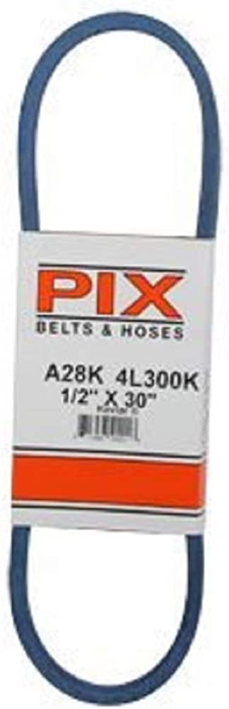 V-Belt Made With Aramid 1/2 x 30 A28K for White MTD Fits Cub Cadet Riding Mower
