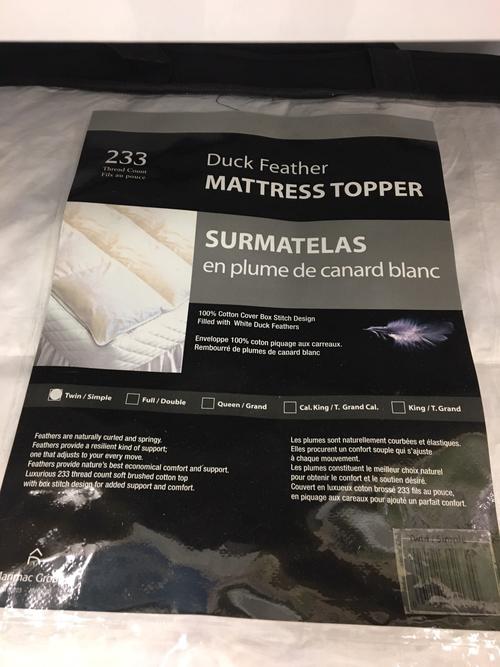 Marimac Duck Feather - Mattress Topper
