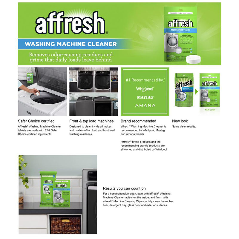 Affresh Washer Cleaner - 3 month supply-W10135699