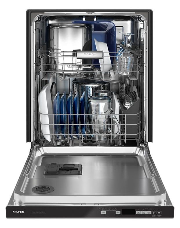 Maytag MDB7959SKZ Top Control Dishwasher with Dual Power Filtration