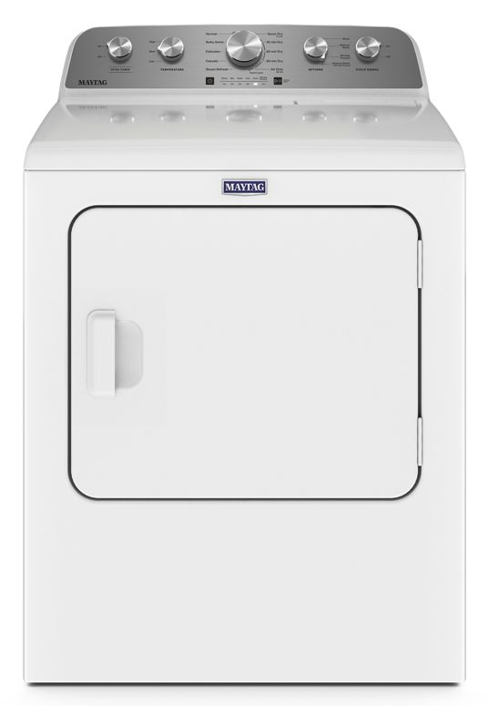 Maytag-YMED5430MW 7.0Cu.Ft Top Load Dryer with Steam-Enhanced Cycles