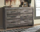 Wynnlow Six Drawer Dresser and Mirror (B440-31/B440-36) Ashley Furniture