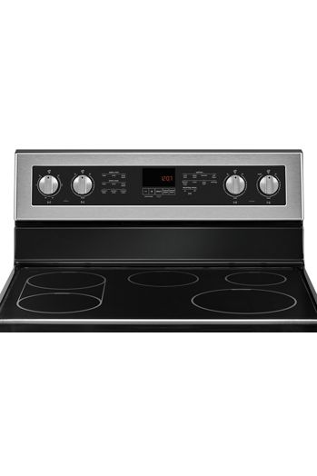 Maytag-YMET8800FZ 6.7 Cu. Ft 30-Inch Wide Double Oven Electric Range With True Convection