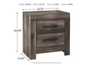 Wynnlow Two Drawer night Stand (B440-92) Ashley Furniture