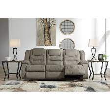 McCade Reclining Sofa Cobblestone (1010488) Ashley Furniture