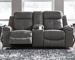 Jesolo Reclining Loveseat with Console (8670594C) Ashley Furniture