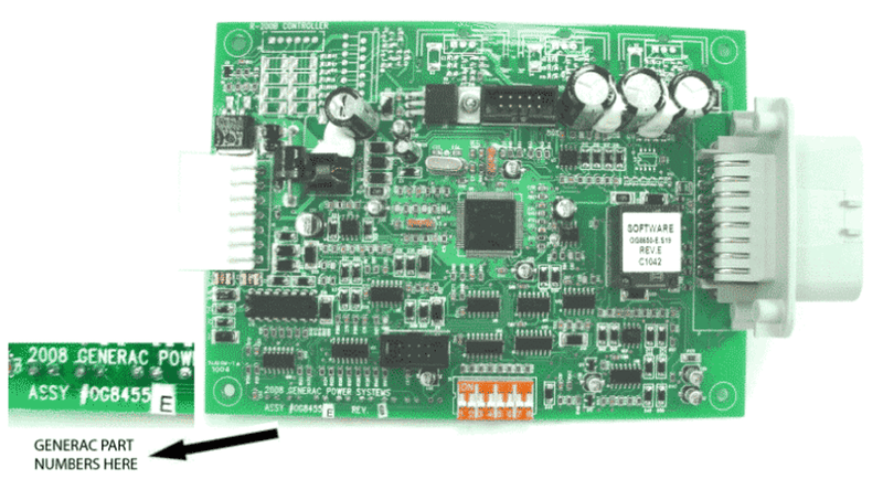 Pcb R200B Control 1800 Rpm (GN.0G8455ESRV) Generac