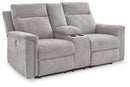 Barnsana Power Reclining Loveseat with Console (3320196C) Ashley Furniture