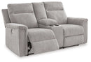 Barnsana Power Reclining Loveseat with Console (3320196C) Ashley Furniture