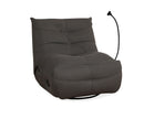 40209GR Ava King Size Swivel Recliner W/Phone Holder - Kwality Furniture
