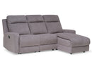 Forest Hill Sectional (41032)Leather Sanctuary, Smoke