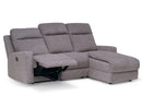 Forest Hill Sectional (41032)Leather Sanctuary, Smoke