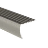 2184TI - M-D PRO - Drop Stair Nosing Aluminum Hammered Titanium 1 1/8" x 12'