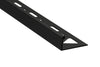 2152PBK - Prova Tile Edge Trim Pro-Coat Powder Coated Aluminum Matte Black (12.5 mm) 1/2" x 8')