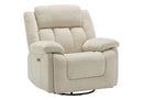 Power Reclining Chair - Swivel Glider with USB, Beige City (8P41102) Monarch