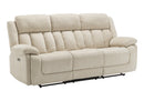 Power Reclining Sofa with USB,  Beige City (8P43102) Monarch