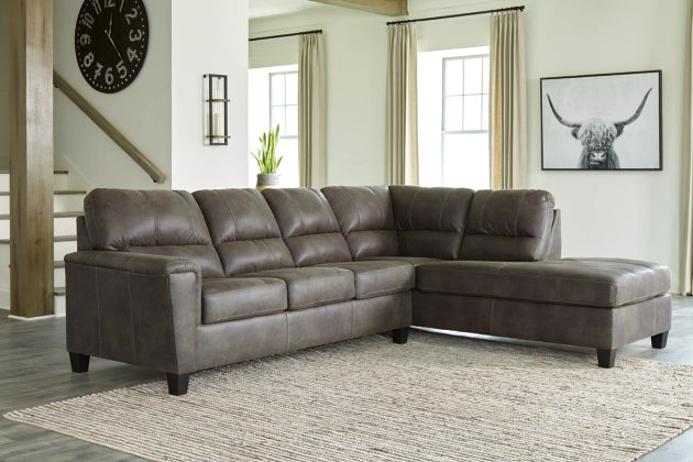 Navi 2-Piece Sectional with Chaise (94002S2) Ashley Furniture