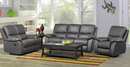 T1415 Dark Grey Leather Sofa - Titus Furniture