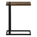 Accent Table-Brown reclaimed Wood Look/Black Metal (I2853) Monarch
