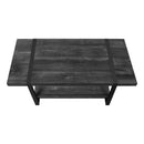 Coffee Table, Reclaimed Wood-Look/Black Metal (I2850/I2860) Monarch