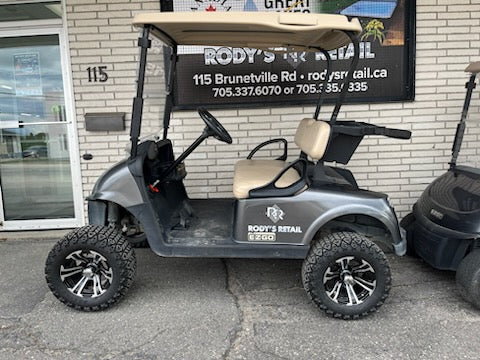 2017 E-Z-GO RVX-E Golf Cart Used with Accesories(Charcoal)