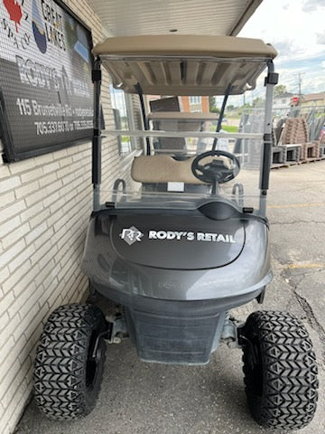 2017 E-Z-GO RVX-E Golf Cart Used with Accesories(Charcoal)