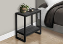 Accent Table-Reclaimed Wood Look/Black Metal (I2852/I2862) Monarch