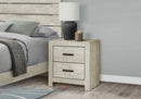2 Drawer Nightstand Bleached Oak Finish (I5203) Monarch