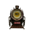 Rustic Bronze Locomotive Metal Table Clock (JD1776) - Boxman