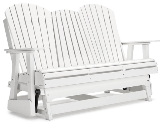 Hyland wave Outdoor Glider Loveseat - Ashley Furniture