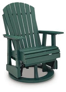 Shell Beach Outdoor Swivel Glider Chair (PCP115-820) - Ashley Furniture