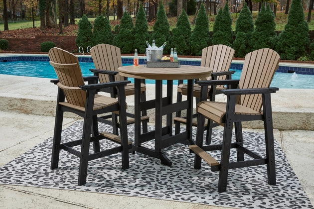 Fairen Trail Bar Height 5 Piece Table Set (PKG009513) Ashley Furniture