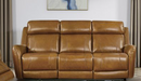 T1342 Leather Power Motion Sofa Caramel - Titus Furniture