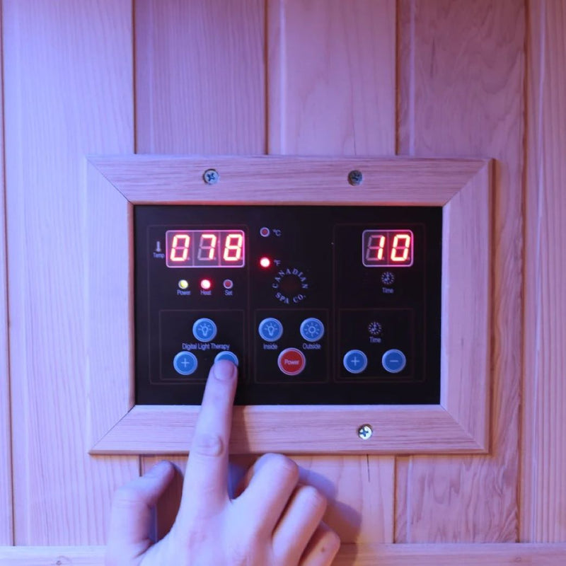Tremblant 2 Person Sauna (ky-10023) Great Lakes Hot Tubs