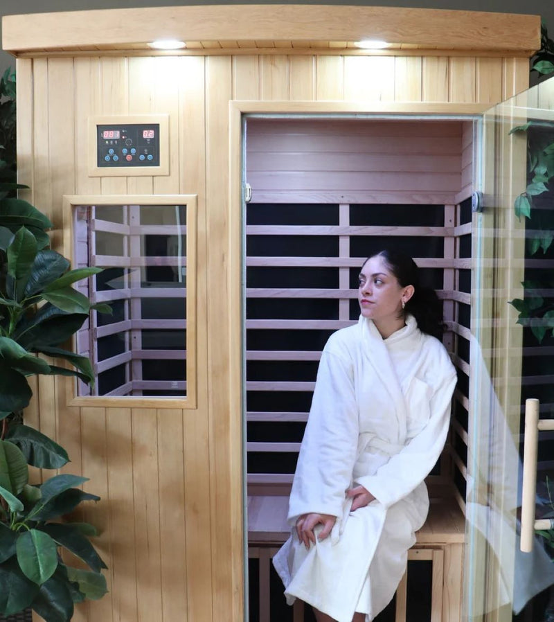 Tremblant 2 Person Sauna (ky-10023) Great Lakes Hot Tubs