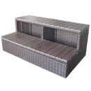 Wicker Spa Steps 84" Spas (kf-10076) Great Lakes Hot Tubs