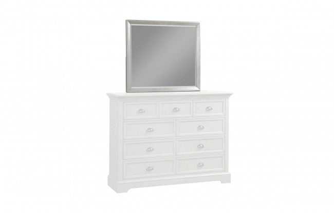 Tamarack 58" 7-Drawer Dresser and 39" Mirror - Grey (BR-TM1006Y-G/BR.TM1009-G) Winners Only