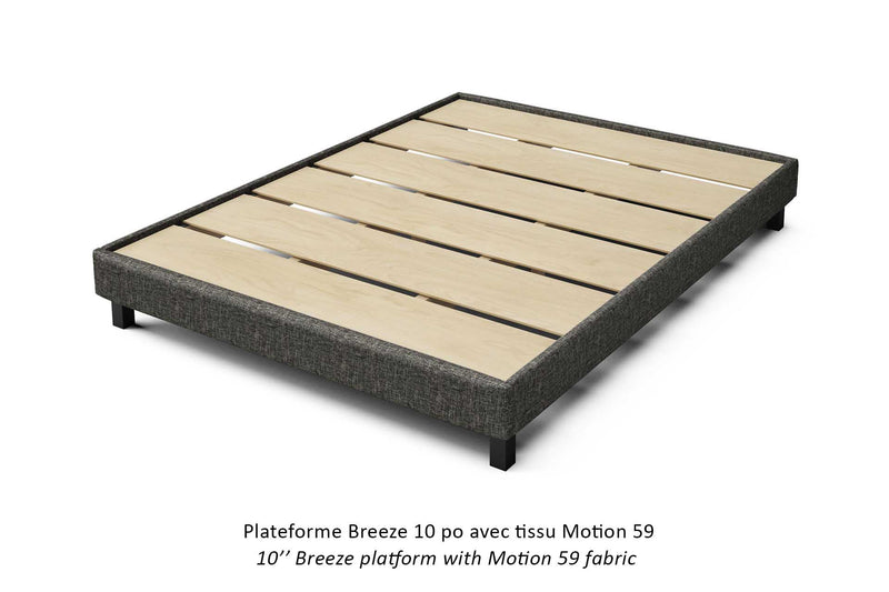Breeze Deluxe Platform Bed Assembly With Headboard- Beaudoin