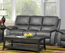 T1415 Dark Grey Leather Sofa - Titus Furniture