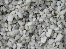 Rock Bag White Marble 1/2" Rock 18 KG Bag- MAR-CO