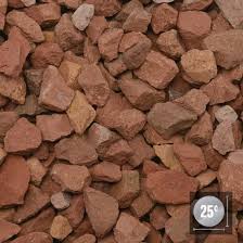 Rock Bag Terrastone 1" Brick Chips Rock 18KG Bag- MAR-CO