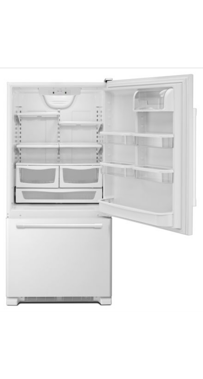 Maytag-MBB1957FEW 30-inch Bottom Freezer Refrigerator with Freezer Drawer