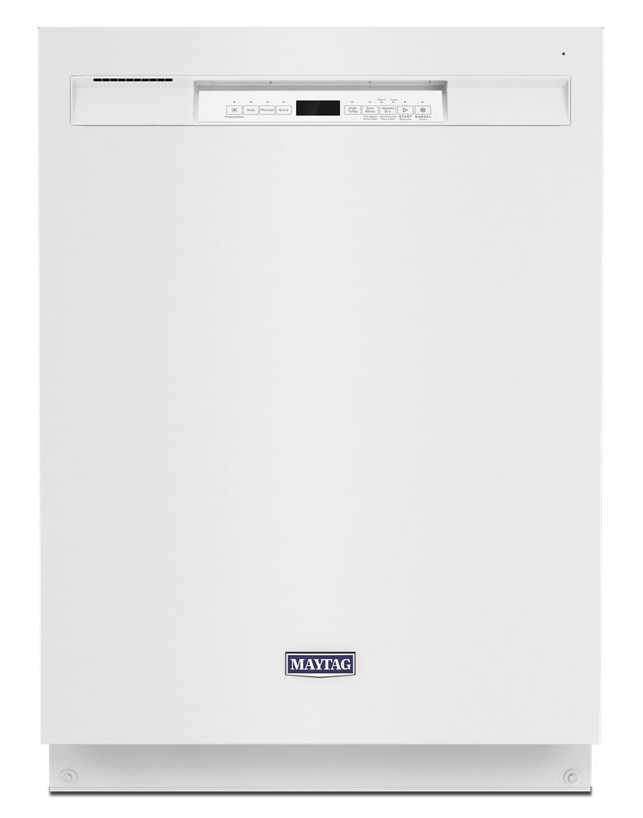 Maytag-MDB4949SKW Stainless steel tub dishwasher with Dual Power Filtration