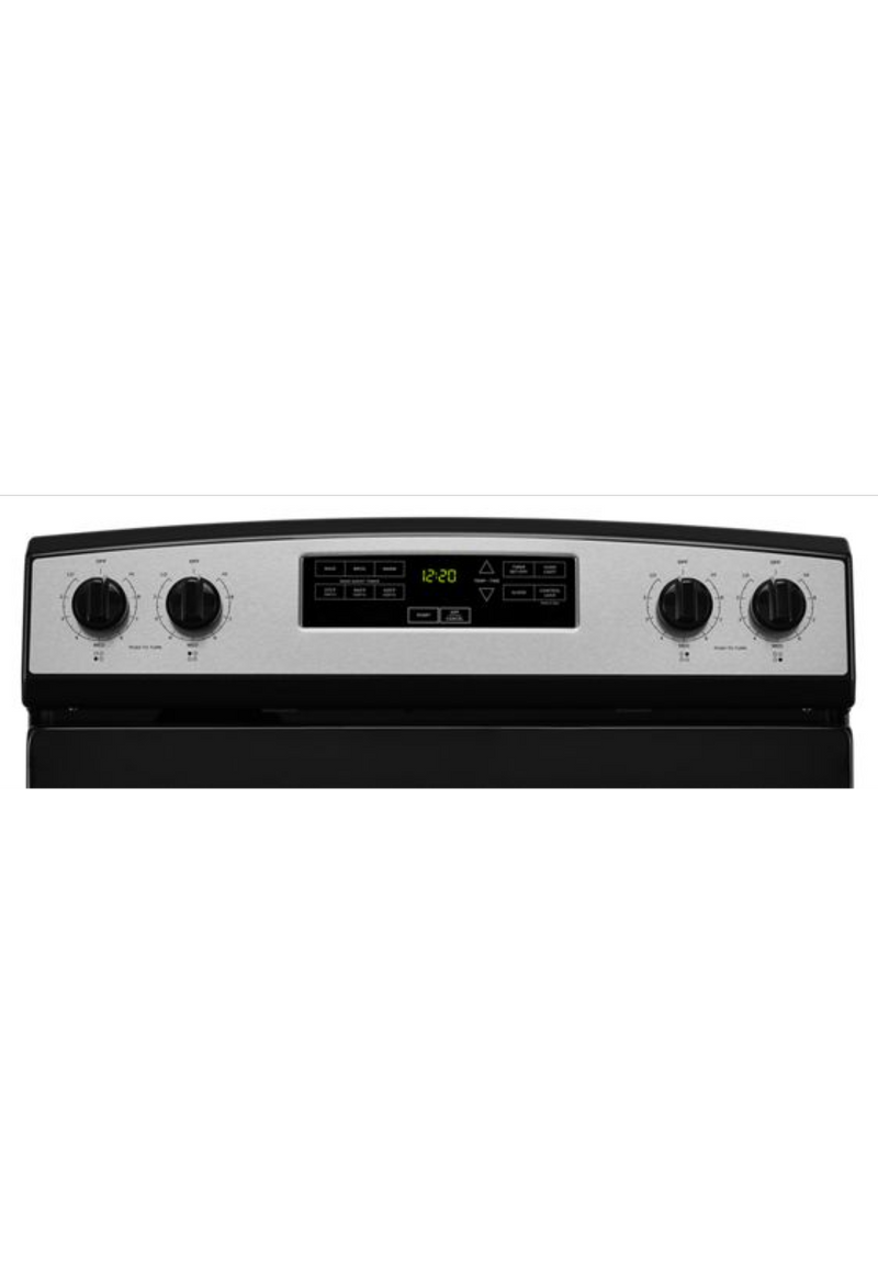 Amana-YAER6303MMS-Electric Range with Extra-Large Oven Window