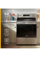 Whirlpool-YWFES5030RZ  30-inch Electric Range with Air Cooking Technology