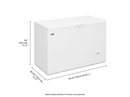 Maytag-MZC5216LW Chest Freezer Garage Ready 16Cu.Ft