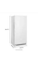 WZF34X18DW Whirlpool 18Cu.Ft Upright Freezer